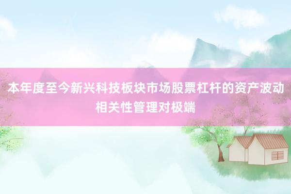 本年度至今新兴科技板块市场股票杠杆的资产波动相关性管理对极端